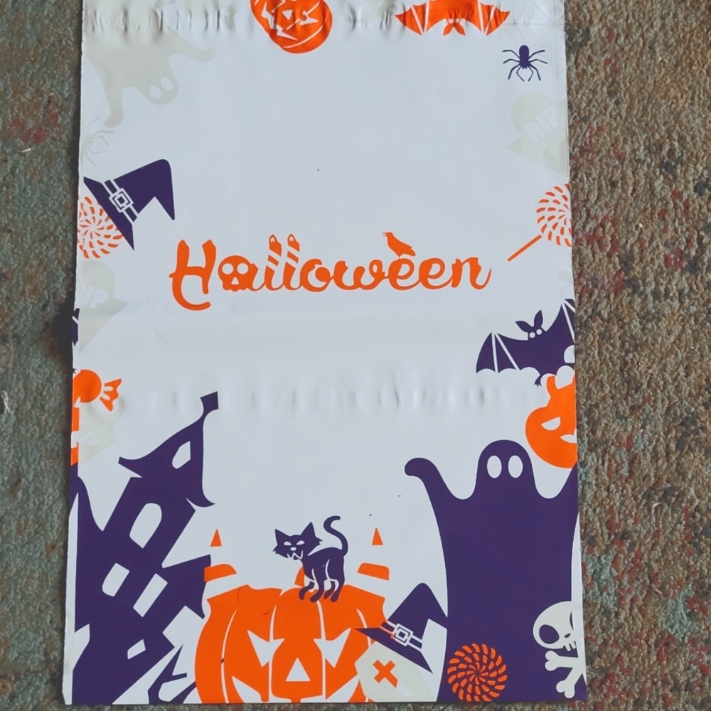 👻 80pk Halloween Poly Mailers 10x13